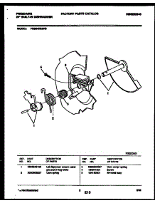 03 - Cam parts for Frigidaire Dishwasher FDB643RBR0 from AppliancePartsPros.com