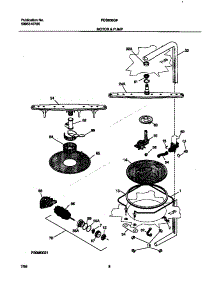 05 - Motor parts for Frigidaire Dishwasher FDB836GFT3 from AppliancePartsPros.com