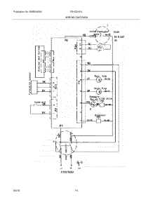 14 - Wiring Diagram parts for Frigidaire Dishwasher FGHD2491LW0 from AppliancePartsPros.com