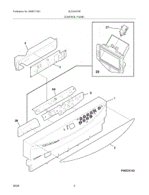 03 - Control Panel parts for Frigidaire Dishwasher GLD2440REC2 from AppliancePartsPros.com