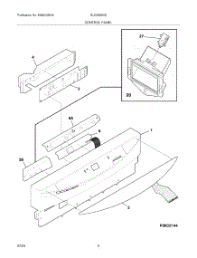 03 - Control Panel parts for Frigidaire Dishwasher GLD2555NDQ0 from AppliancePartsPros.com