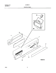 03 - Control Panel parts for Frigidaire Dishwasher GLDB957AQ2 from AppliancePartsPros.com