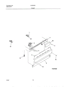 11 - Frame parts for Frigidaire Dishwasher GLDB958JT0 from AppliancePartsPros.com