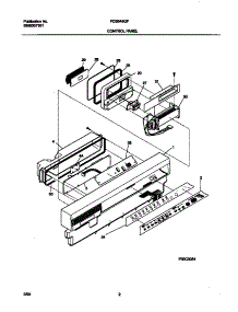 02 - Control Panel parts for Frigidaire Dishwasher FDB949GFS2 from AppliancePartsPros.com