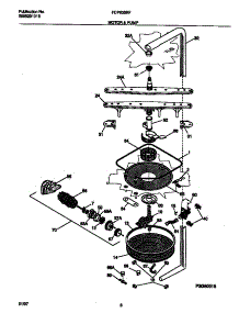 05 - Motor & Pump parts for Frigidaire Dishwasher FDP635RFR0 from AppliancePartsPros.com