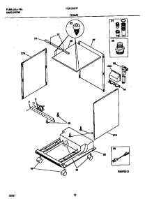06 - Frame parts for Frigidaire Dishwasher FDP635RFR2 from AppliancePartsPros.com
