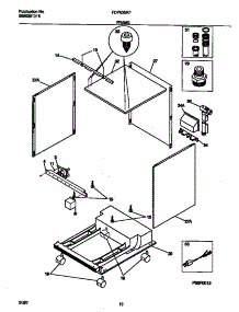 06 - Frame parts for Frigidaire Dishwasher FDP635RFR0 from AppliancePartsPros.com
