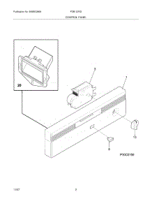 03 - Control Panel parts for Frigidaire Dishwasher FDB130RGQ2 from AppliancePartsPros.com