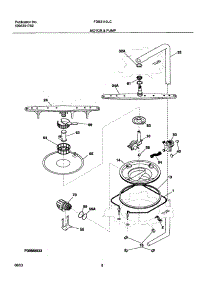09 - Motor & Pump parts for Frigidaire Dishwasher FDB2110LCS0 from AppliancePartsPros.com