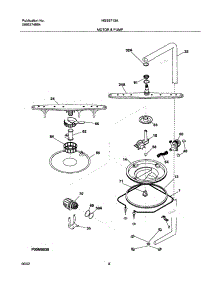 09 - Motor & Pump parts for Frigidaire Dishwasher NGS5712AS1 from AppliancePartsPros.com