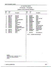 Cabinet / Drum / Heater Assembly Page 2 parts for Frigidaire Dryer 7308-80D from AppliancePartsPros.com