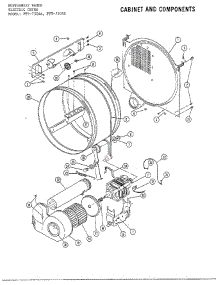 Drum Components / Blower parts for Frigidaire Dryer 7504B from AppliancePartsPros.com