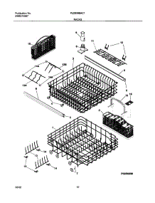13 - Racks parts for Frigidaire Dishwasher PLDB998AC1 from AppliancePartsPros.com