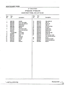 Door Front Panel And Lint Filter Page 2 parts for Frigidaire Dryer 7308B from AppliancePartsPros.com