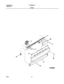11 - Frame parts for Frigidaire Dishwasher PLDB999AC0 from AppliancePartsPros.com