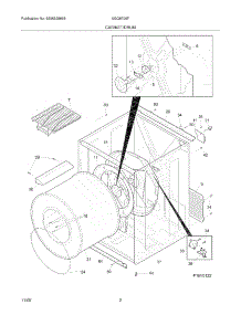 03 - Cabinet / Drum parts for Frigidaire Dryer AGQ8700FE1 from AppliancePartsPros.com