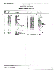 Cabinet Drum And Heat Duct Page 2 parts for Frigidaire Dryer 8308-80B from AppliancePartsPros.com