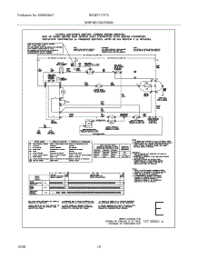 12 - Wiring Diagram parts for Frigidaire Dryer BKQE7017KT0 from AppliancePartsPros.com
