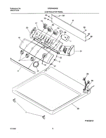 07 - Control Panel parts for Frigidaire Dryer CRER442AS2 from AppliancePartsPros.com