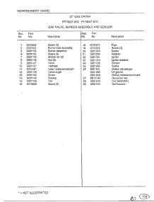 Gas Valve / Burner Assembly / Sensor Page 2 parts for Frigidaire Dryer 8007-80C from AppliancePartsPros.com