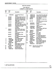Cabinet And Components Page 2 parts for Frigidaire Dryer 7506-87A from AppliancePartsPros.com
