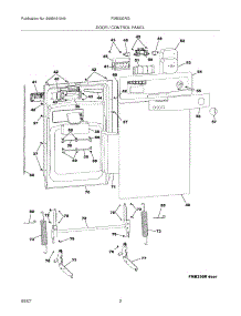03 - Control Panel / Door parts for Frigidaire Dishwasher FMB330RGS0 from AppliancePartsPros.com