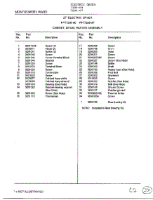 Cabinet, Drum, Heater Assembly Page 2 parts for Frigidaire Dryer 7289-87 from AppliancePartsPros.com