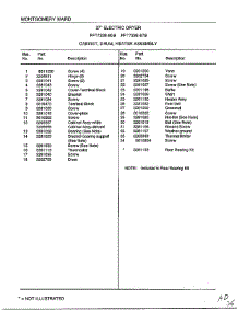Cabinet, Drum, Heater Assembly Page 2 parts for Frigidaire Dryer 7338B from AppliancePartsPros.com