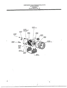 Main Motor And parts for Frigidaire Dryer 7347A from AppliancePartsPros.com