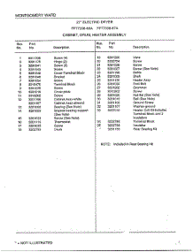Cabinet-Drum-Heater Assembly Page 2 parts for Frigidaire Dryer 7338A from AppliancePartsPros.com