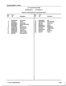 Motor / Fan Housing And Exhaust Duct Page 2 parts for Frigidaire Dryer 7589-87B from AppliancePartsPros.com