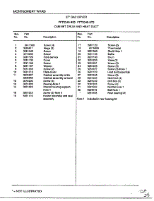 Cabinet Drum And Heat Duct Page 2 parts for Frigidaire Dryer 8348B from AppliancePartsPros.com