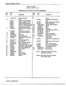 Mani Motor, Drum And Blower Assembly Page 2 parts for Frigidaire Dryer 7507-87A from AppliancePartsPros.com