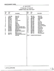 Cabinet Drum And Heat Duct Page 2 parts for Frigidaire Dryer 8338B from AppliancePartsPros.com