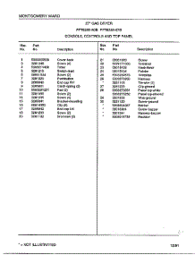 Console / Controls And Top Panel Page 2 parts for Frigidaire Dryer 8289-87B from AppliancePartsPros.com