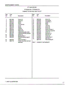 Cabinet Drum And Heat Duct Page 2 parts for Frigidaire Dryer 8348A from AppliancePartsPros.com
