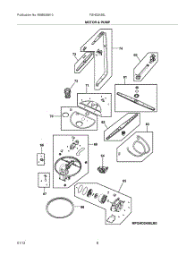 09 - Motor & Pump parts for Frigidaire Dishwasher FGHD2455LF0 from AppliancePartsPros.com