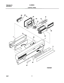 03 - Control Panel parts for Frigidaire Dishwasher GLDB958AQ0 from AppliancePartsPros.com