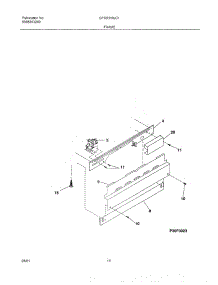 11 - Frame parts for Frigidaire Dishwasher GPDB998JC1 from AppliancePartsPros.com