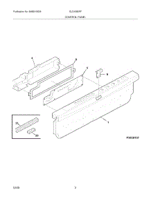 03 - Control Panel parts for Frigidaire Dishwasher GLD4355RFB1 from AppliancePartsPros.com