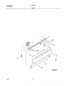 11 - Frame parts for Frigidaire Dishwasher GLDB958JB1 from AppliancePartsPros.com