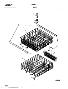07 - Racks parts for Frigidaire Dishwasher FDB435RFR0 from AppliancePartsPros.com