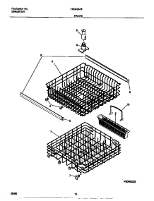 07 - Racks parts for Frigidaire Dishwasher FDB635RFR0 from AppliancePartsPros.com