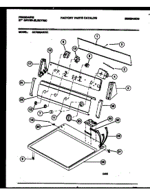 04 - Console And Control Parts parts for Frigidaire Dryer DE7000ADD1 from AppliancePartsPros.com