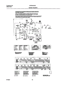 12 - 131826300 Wiring Diagram parts for Frigidaire Dryer CRGR442AS2 from AppliancePartsPros.com