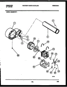 05 - Blower And Drive Parts parts for Frigidaire Dryer DE8600PW1 from AppliancePartsPros.com