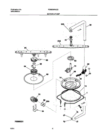 09 - Motor & Pump parts for Frigidaire Dishwasher FDB658RAC0 from AppliancePartsPros.com