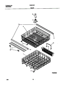 07 - Racks parts for Frigidaire Dishwasher FDB737GFS2 from AppliancePartsPros.com