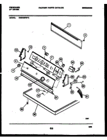 04 - Console And Control Parts parts for Frigidaire Dryer DE6420RW2 from AppliancePartsPros.com