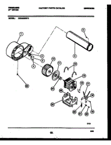 05 - Blower And Drive Parts parts for Frigidaire Dryer DE6420RW2 from AppliancePartsPros.com